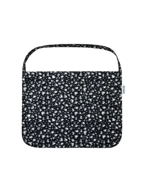 LOGO LEOPARD ECO BAG-BLACK