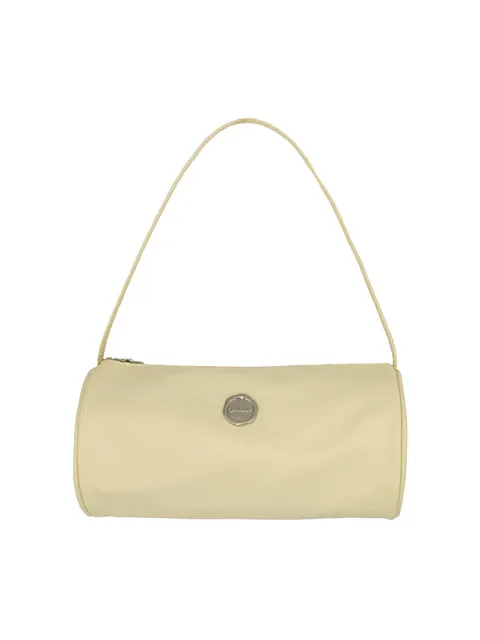 round nylon mini bag_lemon butter