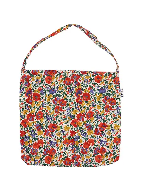 PAINTING FLOWER ECO BAG-WHITE