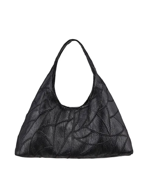 Curva Stitch Tote Bag _ Classic Black