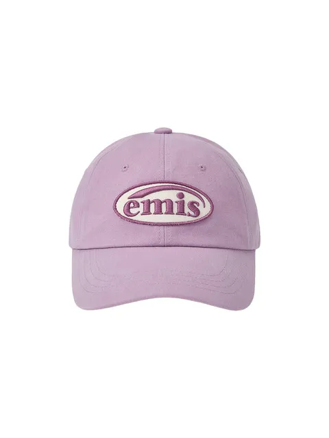 TONE ON TONE WAPPEN BALL CAP-LIGHT PURPLE