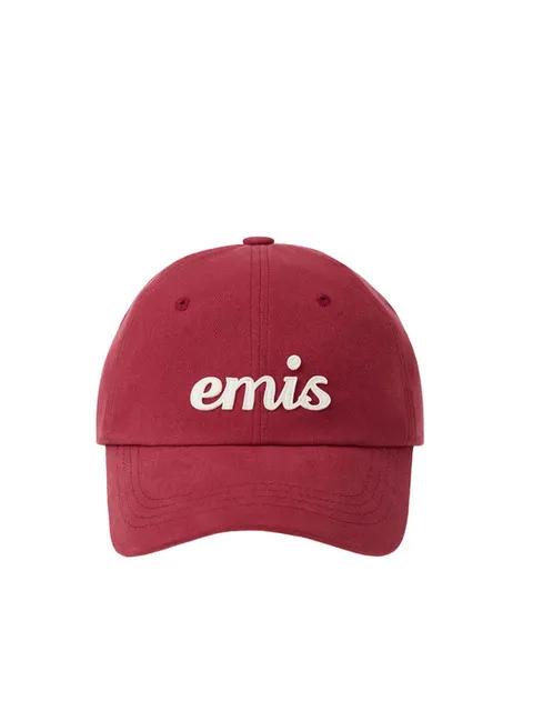 APPLIQUE BALL CAP-RED