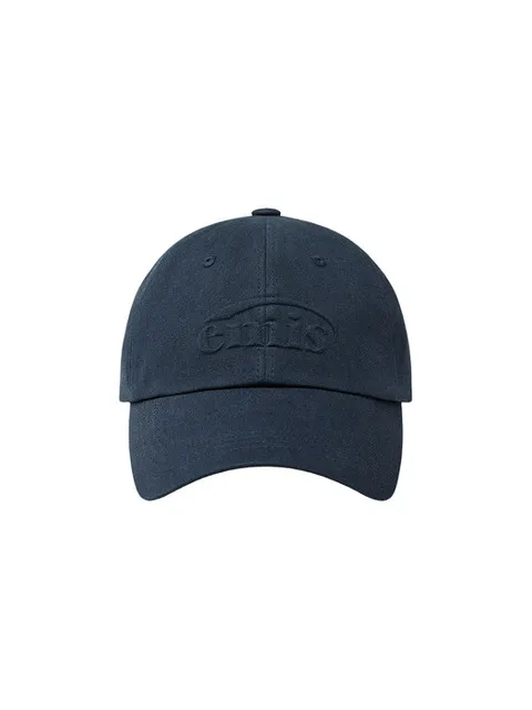EMBOSSING LOGO BALL CAP-NAVY
