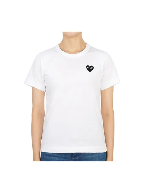 COMME DES GARCONS 꼼데가르송 블랙와펜 여성 반팔티셔츠 AZ T063 051 2