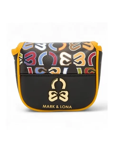 MARK & LONA 마크앤로나 골프 말렛 퍼터 헤드커버 MLS 6A SH35 BLACK (남여공용)