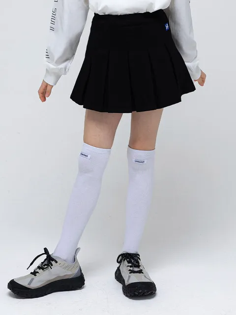 라이즈 플리츠 스커트 Black