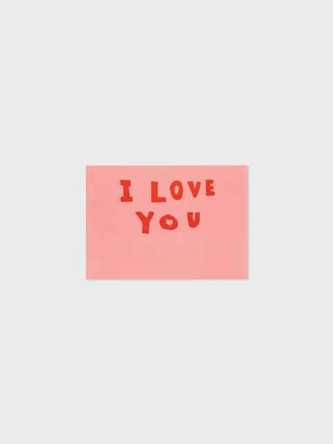 POSTCARD - I LOVE YOU
