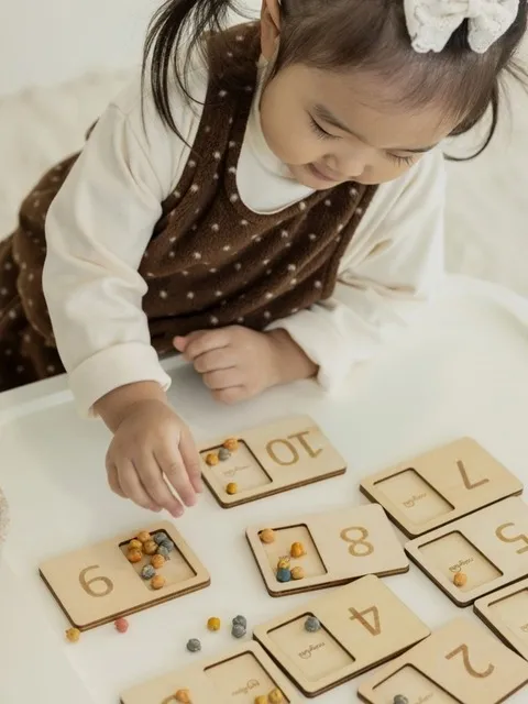 원목 수세기 블럭 Wooden Counting Blocks