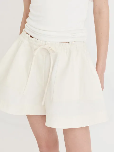 KEITH SHORTS OFF WHITE