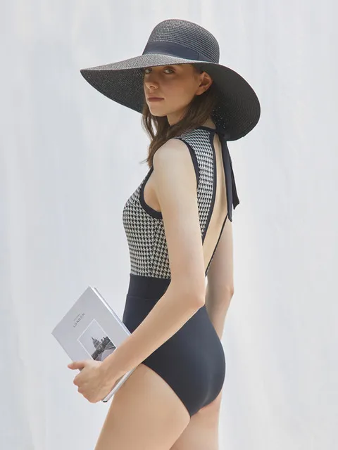 Diana Knit Swimsuit Black