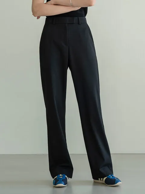 SIPT7050 signature summer trousers_Black