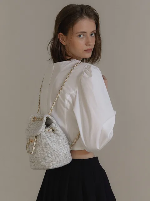 ANC TWEED CLASSIC BACKPACK_IVORY