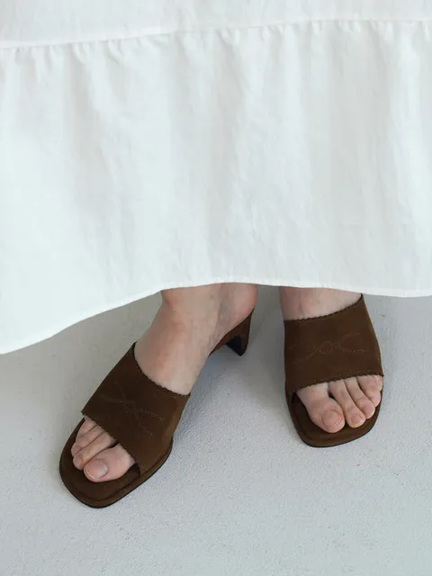 WES STITCH MULE_CAMEL