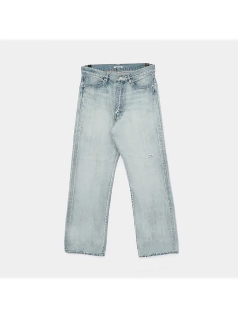 오라리 페이디드 셀비지 라이트 데님 남성 팬츠 A26SP02DE LIGHT INDIGO