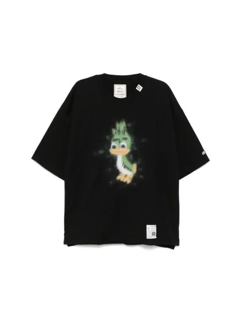 25SS 메종 미하라 야스히로 반팔 티셔츠 J14TS772BLACK WHITE DOM