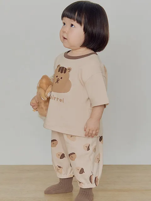 밤토리 7부 고쟁이 상하세트 베이지 C2AL1112-BG