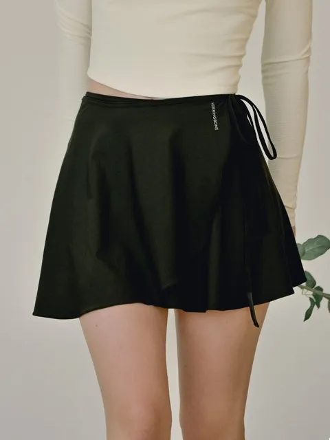 미니 플레어 커버랩스커트 / CG059W