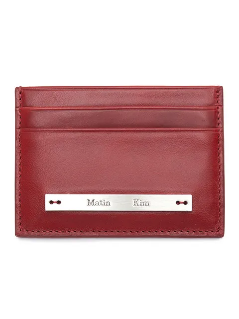 VINTAGE CARD WALLET IN RED