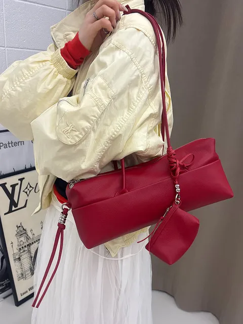 MARTIN BAG LARGE COW LEATHER RED 마틴백 라지 소가죽 레드