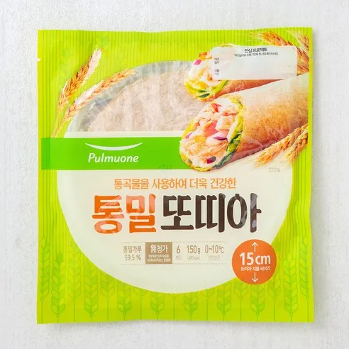풀무원 통밀 또띠아 지름 15cm