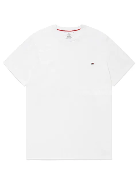 타미힐피거 스몰로고 반팔티셔츠 화이트 09T3139-100