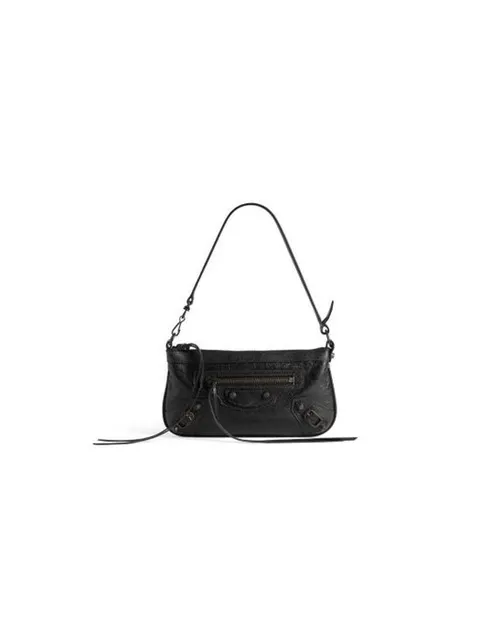 26SS 발렌시아가 르 시티 파우치 온 스트랩 863960 2ABEK 1000 BLACK DOM