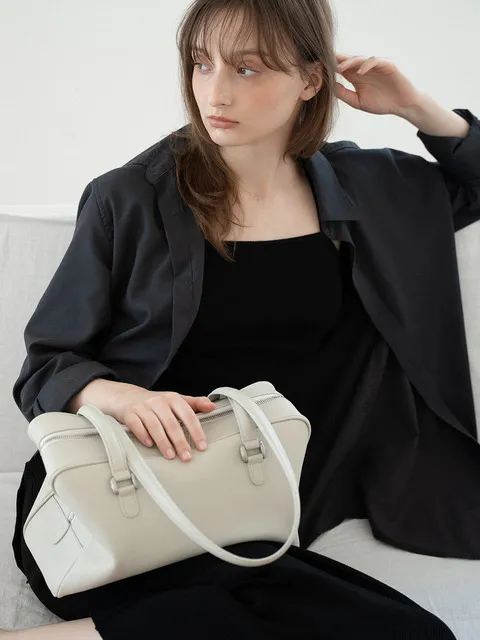 ARDEN WIDE BAG / ivory