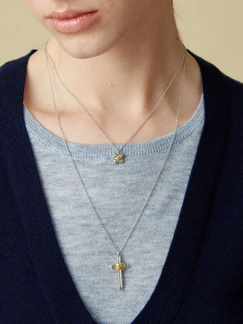 Cross combi Necklace