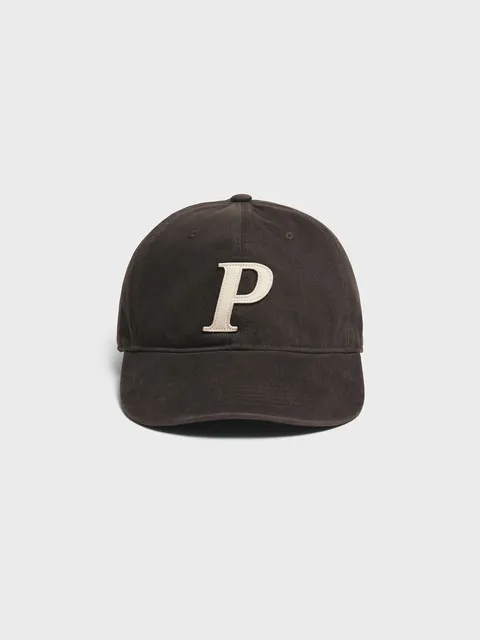 Cotton Graphic Ball Cap_Brown
