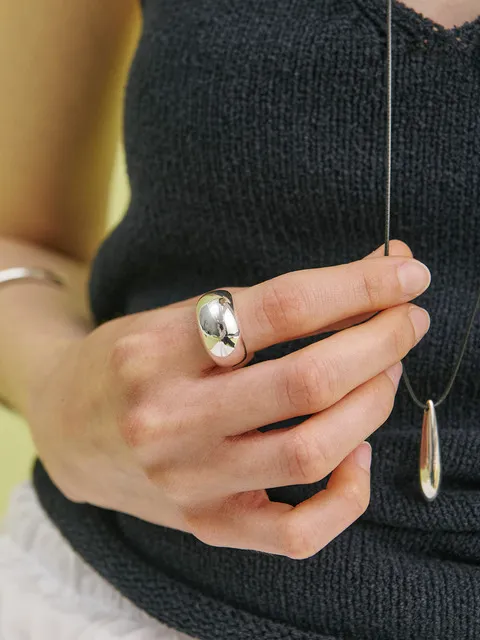 Bold Dome Open Ring