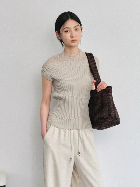 Wave Texture Pullover