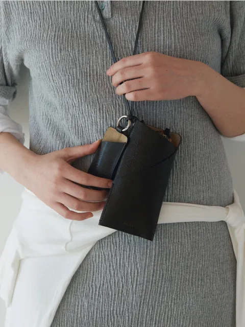 OPEN GLASSES CASE (DARK BROWN)
