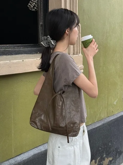pino bag (hobo) - brown (M)
