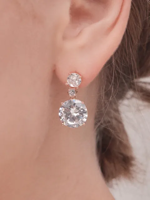 14K GF 빅사이즈 큐빅드롭 귀걸이 C24EGP195