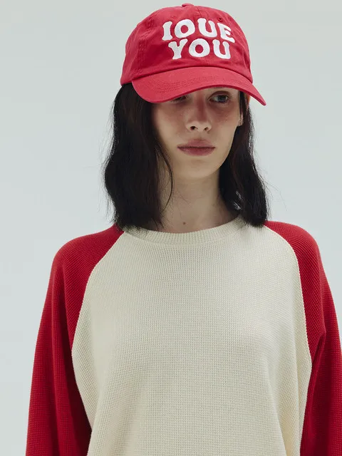 IOUE YOU Logo Cap (Red)