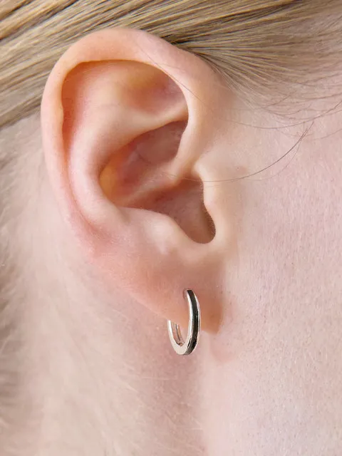 Black Onyx Hoop Earrings.ebs050