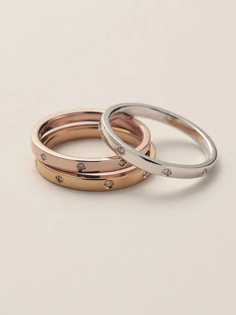 (1~30size) Diamond PoPo Ring