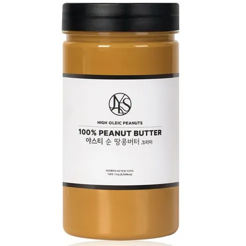 야스티 순 땅콩버터 크리미 100% 무첨가