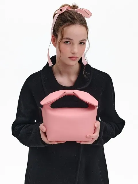 Linzy Bow Tote Bag_Pink