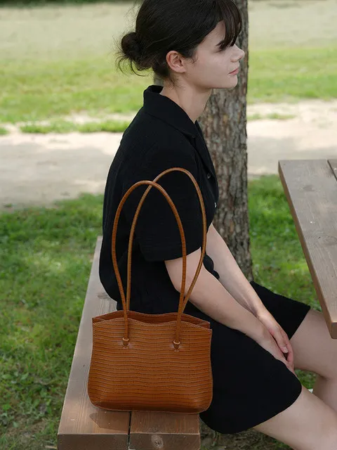 포지백 Posy Bag Lizard - Tan