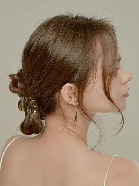 메탈프레임 헤어클립 (Metal Frame Hair Clip)