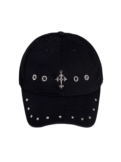 Eyelet Cross Cap