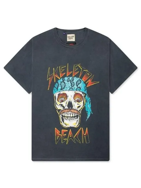 26SS 갤러리 디파트먼트 반팔 티셔츠 SBM10311 LIGHT VINTAGE BLACK DOM