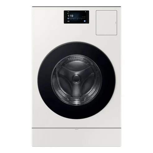 삼성전자 Bespoke AI 콤보 세탁기 LCD 177.8mm WD90F25AHS 25kg + 18kg 방문설치