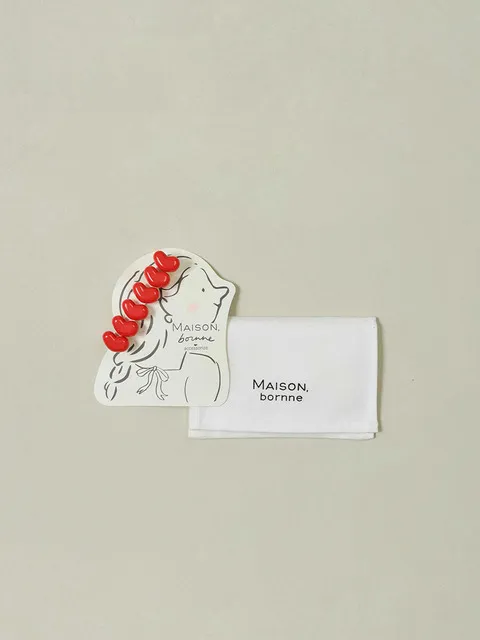 MB) BORNNE Heart Hairclip (4 colors)
