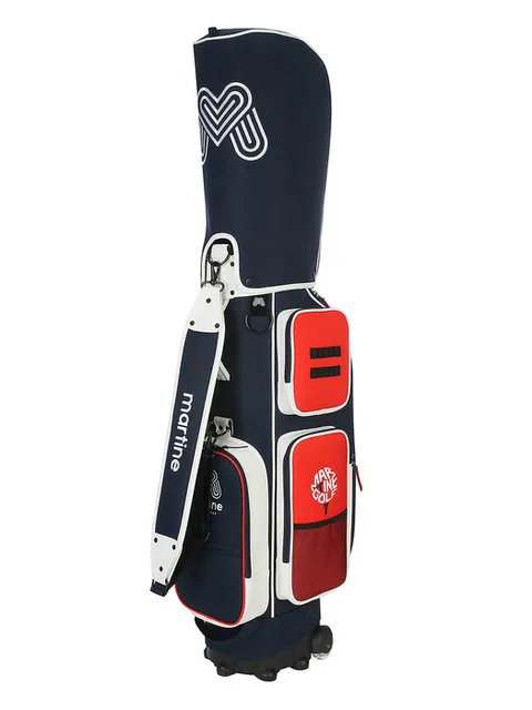 Color Pocket Wheel Caddie Bag_Navy (Uni) (QUAEBG00349)