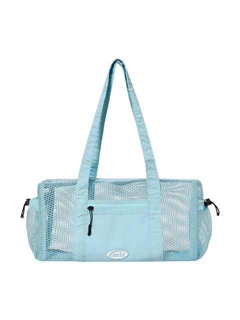 MESH DUFFLE BAG-SKY BLUE