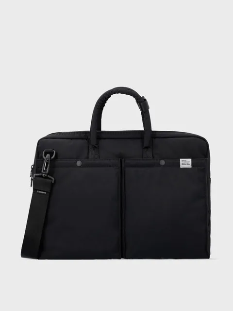 SLIM BRIEFCASE 001 Black