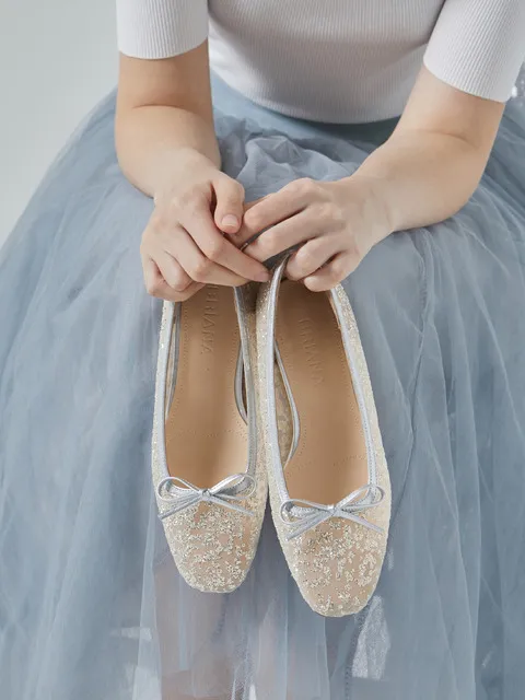 Mesh Ribbon Flat_Silver