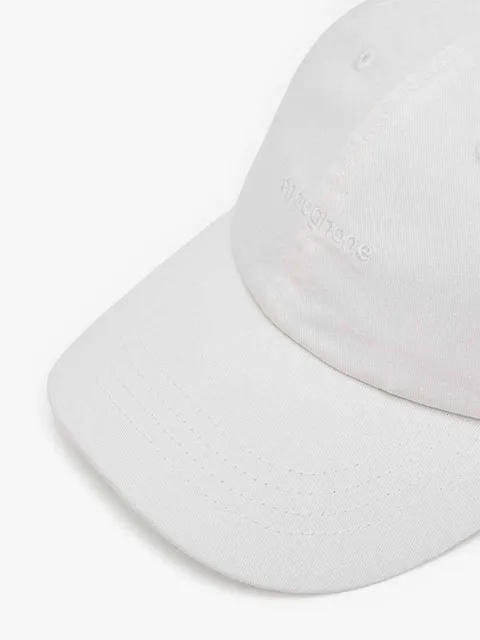 Enoughone Logo Ball Cap In Whlite